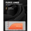 imageBALEAF Womens Running Jacket Thermal Fleece Pullover Half Zip Tops Thumbholes Winter Long Sleeve Cold WeatherBlack