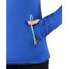 imageBALEAF Womens Running Jacket Thermal Fleece Pullover Half Zip Tops Thumbholes Winter Long Sleeve Cold WeatherBlue