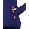 imageBALEAF Womens Running Jacket Thermal Fleece Pullover Half Zip Tops Thumbholes Winter Long Sleeve Cold WeatherNavy