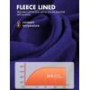 imageBALEAF Womens Running Jacket Thermal Fleece Pullover Half Zip Tops Thumbholes Winter Long Sleeve Cold WeatherNavy