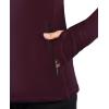 imageBALEAF Womens Running Jacket Thermal Fleece Pullover Half Zip Tops Thumbholes Winter Long Sleeve Cold WeatherRed