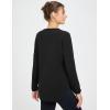 imageBALEAF Womens Thermal Shirts Polar Fleece Tops Long Sleeve Tunic Warm Running Workout Winter Cold Weather HikingBlack