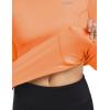 imageBALEAF Thermal Shirts for Women Long Sleeve Fleece Tops Running Workout Cold Weather Gear Compression Zipper PocketApricot