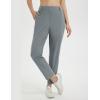 imageBALEAF Womens Golf Pants Stretch with Belt Loops Zipper Pockets Travel Casual Work Bussiness Dress UPF 50Dark Gray