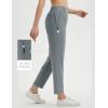 imageBALEAF Womens Golf Pants Stretch with Belt Loops Zipper Pockets Travel Casual Work Bussiness Dress UPF 50Dark Gray