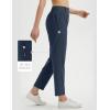 imageBALEAF Womens Golf Pants Stretch with Belt Loops Zipper Pockets Travel Casual Work Bussiness Dress UPF 50Navy Blue