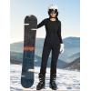 imageBALEAF Womens Thermal Shirts Crewneck Fleece Lined Long Sleeve Tops Running Workout Ski Base Layer Winter Cold WeatherBlack