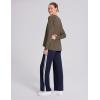 imageBALEAF Womens Thermal Tops Fleece Lined Shirts Long Sleeve Cold Weather Running Gear Workout Zipper Pocket Thumbholes02brown