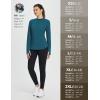 imageBALEAF Womens Thermal Tops Fleece Lined Shirts Long Sleeve Cold Weather Running Gear Workout Zipper Pocket Thumbholes03blue
