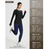 imageBALEAF Womens Thermal Tops Fleece Lined Shirts Long Sleeve Cold Weather Winter Gear Workout Zipper Pocket ThumbholesBlack