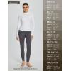 imageBALEAF Womens Thermal Tops Fleece Lined Shirts Long Sleeve Cold Weather Winter Gear Workout Zipper Pocket ThumbholesWhite