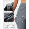 imageBALEAF Womens Travel Pants Stretch with Zipper Pockets Petite Ankle Dressy Work Business Casual Golf SlacksDark Grey