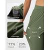 imageBALEAF Womens Travel Pants Stretch with Zipper Pockets Petite Ankle Dressy Work Business Casual Golf SlacksGreen