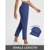 imageBALEAF Womens Travel Pants Stretch with Zipper Pockets Petite Ankle Dressy Work Business Casual Golf SlacksNavy