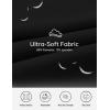 imageBALEAF Womens Bermuda Long Shorts 14quot Knee Length High Waisted Athletic Shorts with Pockets Stretch Soft Loose Casual SummerBlack
