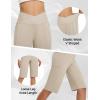 imageBALEAF Womens Bermuda Long Shorts 14quot Knee Length High Waisted Athletic Shorts with Pockets Stretch Soft Loose Casual SummerKhaki