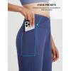 imageBALEAF Womens Bermuda Long Shorts 14quot Knee Length High Waisted Athletic Shorts with Pockets Stretch Soft Loose Casual SummerNavy Blue