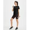 imageBALEAF Womens Running Shirts Short Sleeve Workout Tops Quick Dry Athletic TShirts Loose Fit Gym Yoga Tee UPF 50Black