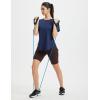 imageBALEAF Womens Running Shirts Short Sleeve Workout Tops Quick Dry Athletic TShirts Loose Fit Gym Yoga Tee UPF 50Navy Blue