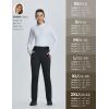 imageBALEAF Womens Snow Pants Fleece Lined Waterproof Softshell Insulated Thermal Winter Pants with Pockets Snowboarding HikingBlack