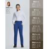 imageBALEAF Womens Snow Pants Fleece Lined Waterproof Softshell Insulated Thermal Winter Pants with Pockets Snowboarding HikingBlue