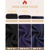 imageBALEAF Womens Thick Fleece Lined Leggings Water Resistant Zipper Pocket High Waisted Winter Snow Pants01black