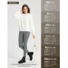 imageBALEAF Womens Thick Fleece Lined Leggings Water Resistant Zipper Pocket High Waisted Winter Snow Pants01grey