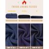 imageBALEAF Womens Thick Fleece Lined Leggings Water Resistant Zipper Pocket High Waisted Winter Snow Pants01navy