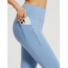 imageBALEAF Womens Thick Fleece Lined Leggings Water Resistant Zipper Pocket High Waisted Winter Snow Pants02blue