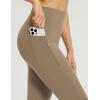 imageBALEAF Womens Thick Fleece Lined Leggings Water Resistant Zipper Pocket High Waisted Winter Snow Pants02brown
