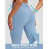 imageBALEAF Womens Thick Fleece Lined Leggings Water Resistant Zipper Pocket High Waisted Winter Snow Pants03blue