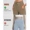 imageBALEAF Womens Thick Fleece Lined Leggings Water Resistant Zipper Pocket High Waisted Winter Snow Pants03brown