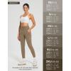 imageBALEAF Womens Thick Fleece Lined Leggings Water Resistant Zipper Pocket High Waisted Winter Snow Pants03brown