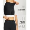 imageBALEAF Womens Thick Fleece Lined Leggings Water Resistant Zipper Pocket High Waisted Winter Snow Pants04black
