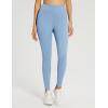 imageBALEAF Womens Thick Fleece Lined Leggings Water Resistant Zipper Pocket High Waisted Winter Snow Pants04blue