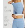 imageBALEAF Womens Thick Fleece Lined Leggings Water Resistant Zipper Pocket High Waisted Winter Snow Pants04blue