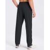 imageBALEAF Mens Running Pants Lightweight Athletic Workout Joggers with Zipper Pockets Tapered Quick Dry Sweatpants UPF50Black
