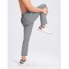 imageBALEAF Mens Running Pants Lightweight Athletic Workout Joggers with Zipper Pockets Tapered Quick Dry Sweatpants UPF50Gray