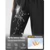 imageBALEAF Womens 13 Knee Length Hiking Shorts Quick Dry Water Resistant Lightweight Bermuda with PocketsBlack