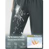 imageBALEAF Womens 13 Knee Length Hiking Shorts Quick Dry Water Resistant Lightweight Bermuda with PocketsDark Gray