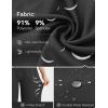 imageBALEAF Womens 17quot Capri Pants Bermuda Long Shorts Below Knee Wide Leg Lightweight Quick Dry Elastic Waist Casual for HikingBlack
