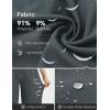 imageBALEAF Womens 17quot Capri Pants Bermuda Long Shorts Below Knee Wide Leg Lightweight Quick Dry Elastic Waist Casual for HikingGray