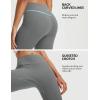 imageBALEAF Womens Capri Leggings with Pockets Tummy Control 21quot Inseam Workout Capris Yoga PantsGraphite Gray