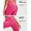imageBALEAF Womens Capri Leggings with Pockets Tummy Control 21quot Inseam Workout Capris Yoga PantsRosy
