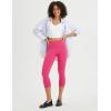 imageBALEAF Womens Capri Leggings with Pockets Tummy Control 21quot Inseam Workout Capris Yoga PantsRosy