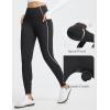 imageBALEAF Womens Leggings with Pockets for Yoga Workout High Waisted Legging Tummy Control Petite Ankle PantsBlack