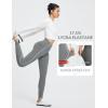 imageBALEAF Womens Leggings with Pockets for Yoga Workout High Waisted Legging Tummy Control Petite Ankle PantsGraphite Gray