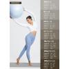 imageBALEAF Womens Leggings with Pockets for Yoga Workout High Waisted Legging Tummy Control Petite Ankle PantsSwallowtail Blue