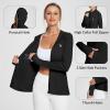 imageBALEAF Womens UPF 50 Sun Protection Shirts SPF Jacket UV Cooling Hoodie Long Sleeve Summer Clothing for Outdoor HikingBlack