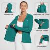 imageBALEAF Womens UPF 50 Sun Protection Shirts SPF Jacket UV Cooling Hoodie Long Sleeve Summer Clothing for Outdoor HikingGreen